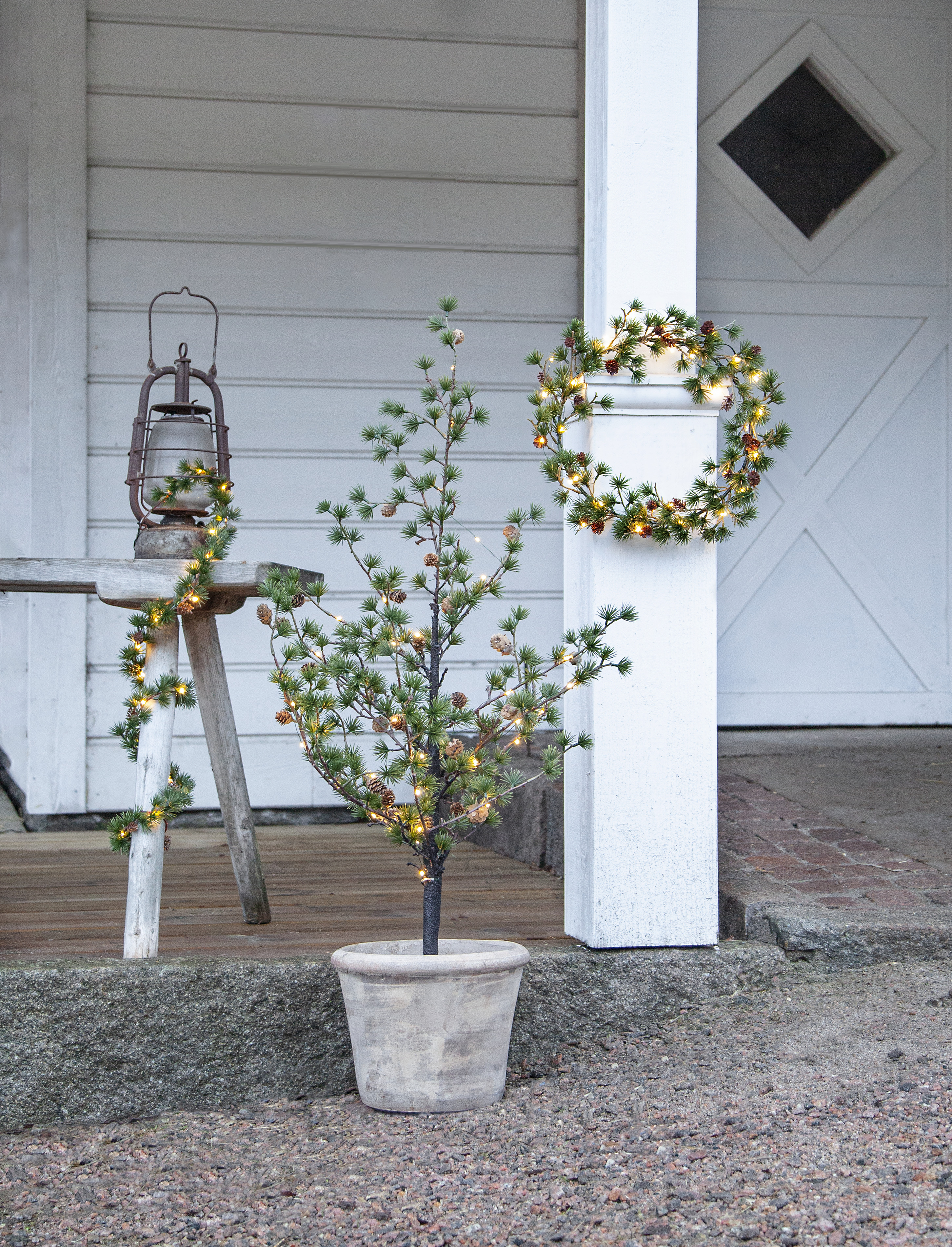 Larch tree - Decorative tree - LED - 117 cm - 9