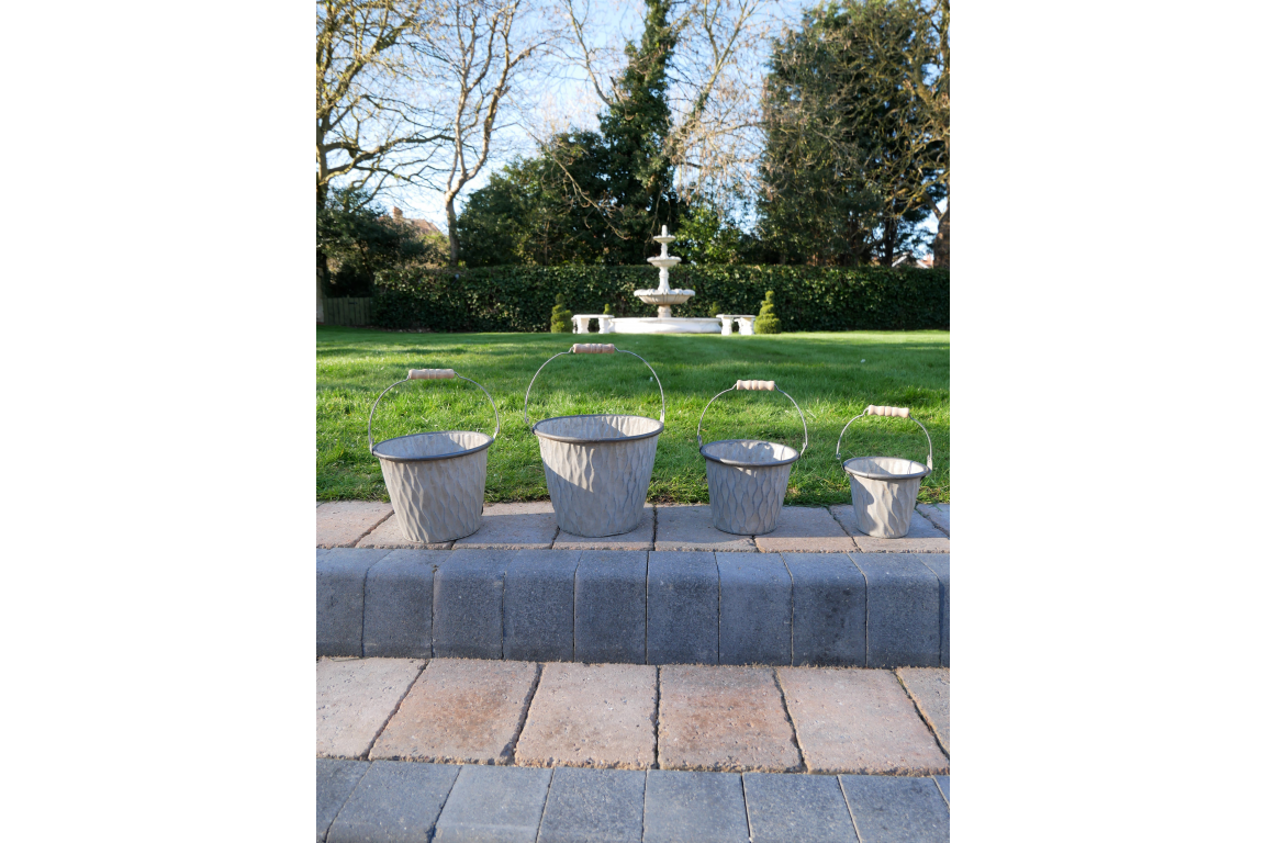 Krukor – Hinkar – 4-pack – Metall - 5