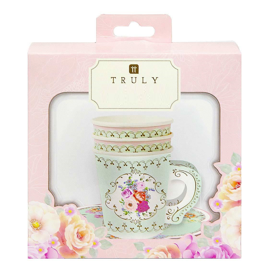 Cup with saucer - Side plate - Paper - Vintage - 6