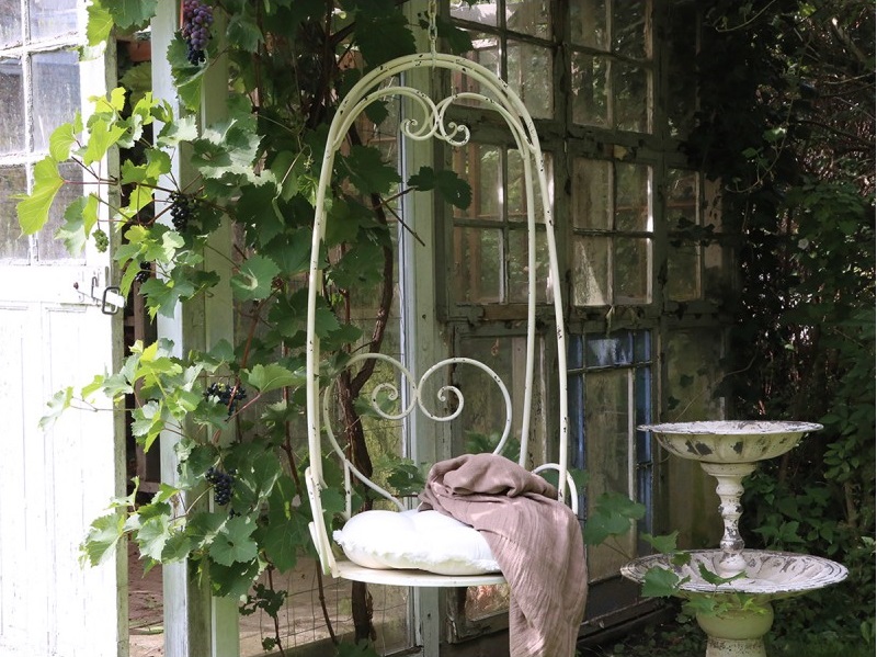 FRENCH CHAIR/HANGING CHAIR WITH CUSHION - 2