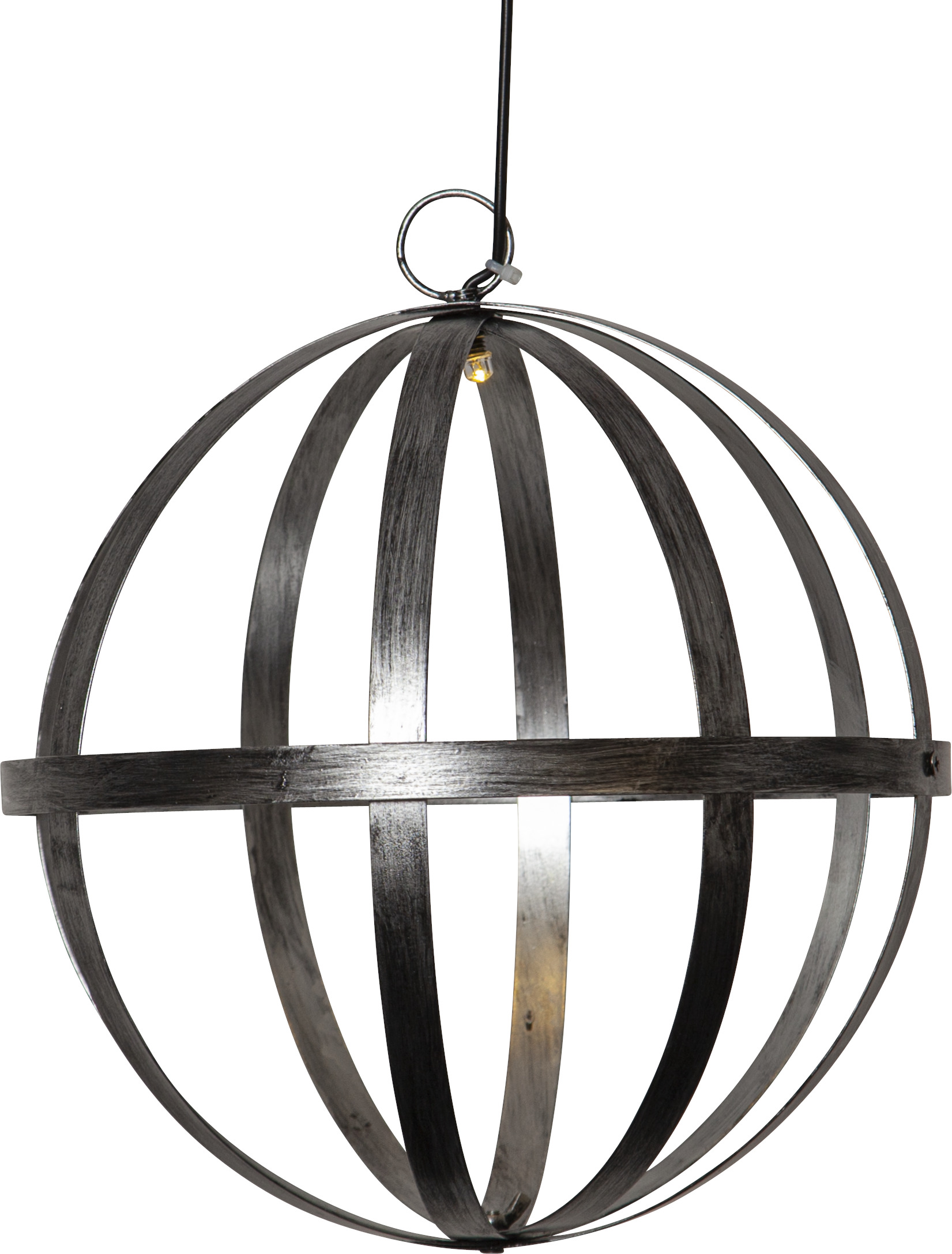 Solcellsdekoration - Bandklot - Nätklot - Klot - 25 cm - 8