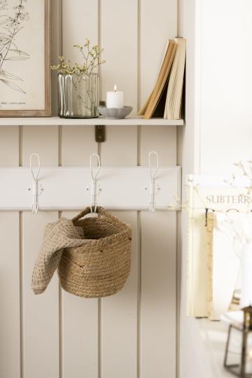 KLÄDHÄNGARE/KNOPPLIST/HÄNGARE TRÄ VIT 45 CM - 4