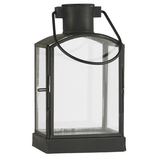 Lantern - Candle Lantern - Black - 17.5x10 cm - 3