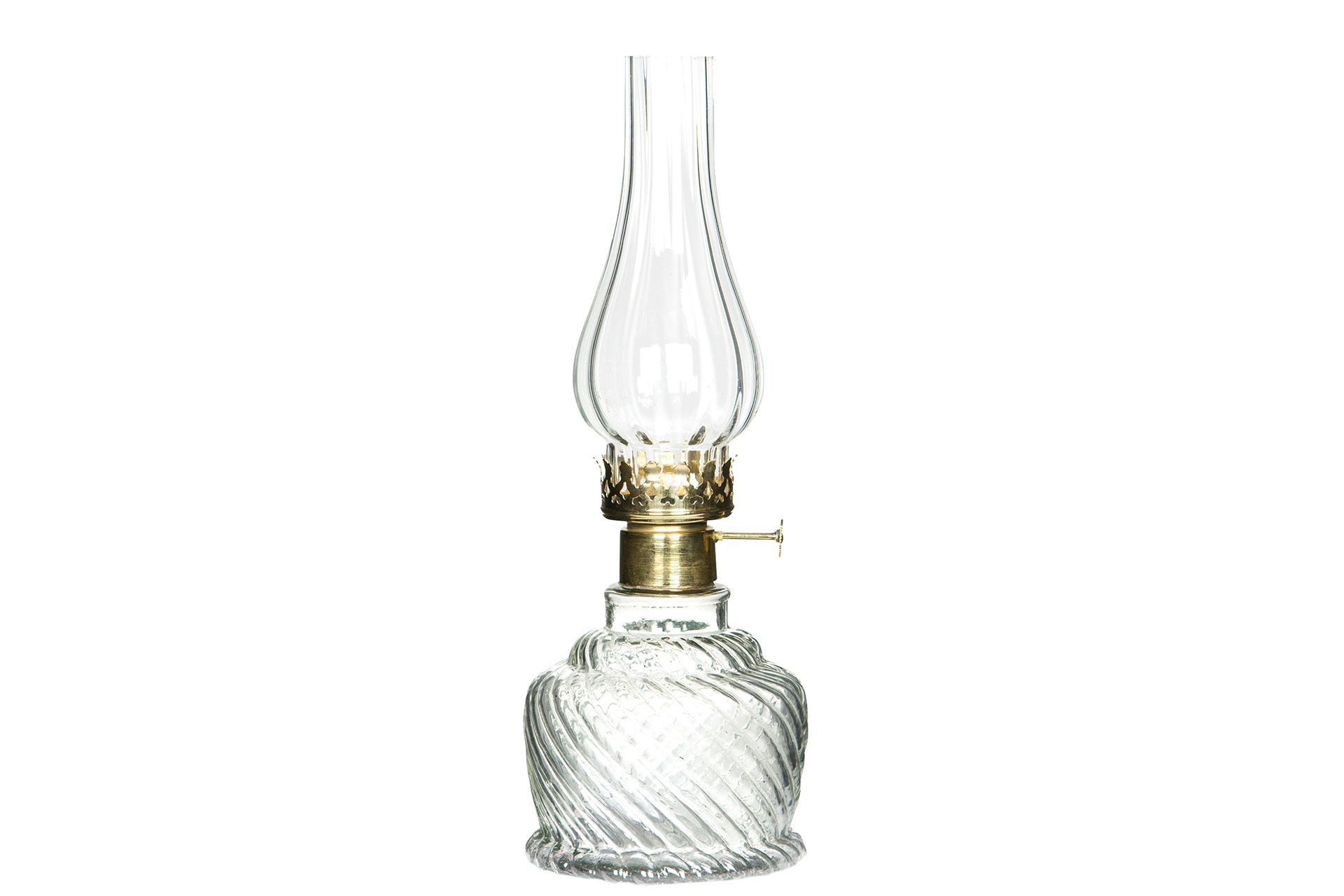 Lykta - Ljusstake - Ljuslykta - Glas - 34 cm - 5