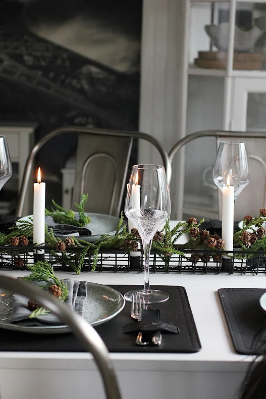 Hanging candle holder with basket - 80 cm - 8