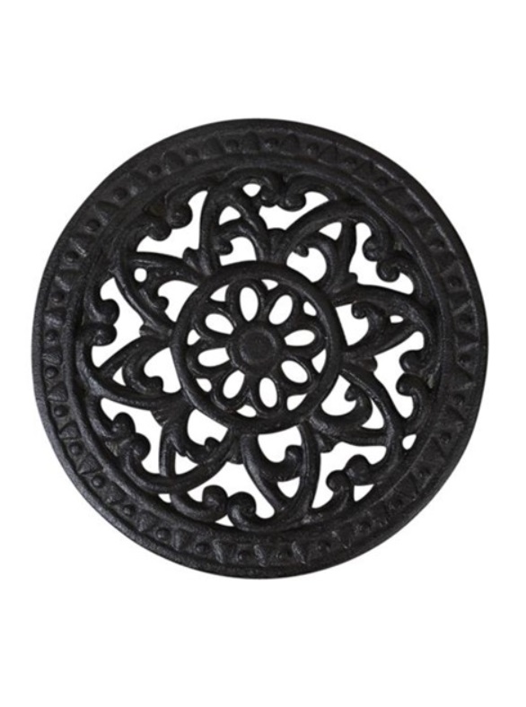 Pot holder - Coaster - Cast iron - Round