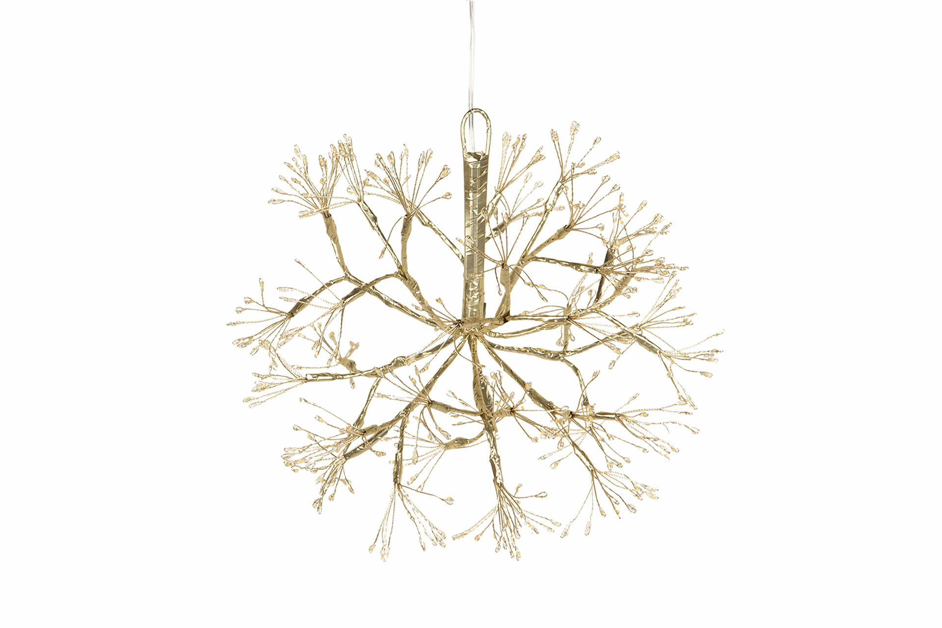 Light hanging decoration - Light ball - Hanging decoration - LED ball with branches EL Outdoor use - Ø25 cm - 360 lights - 3