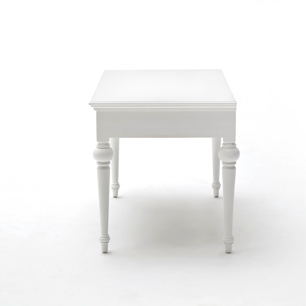 TABLE / DESK / SIDE TABLE WHITE 120x76 CM - 4