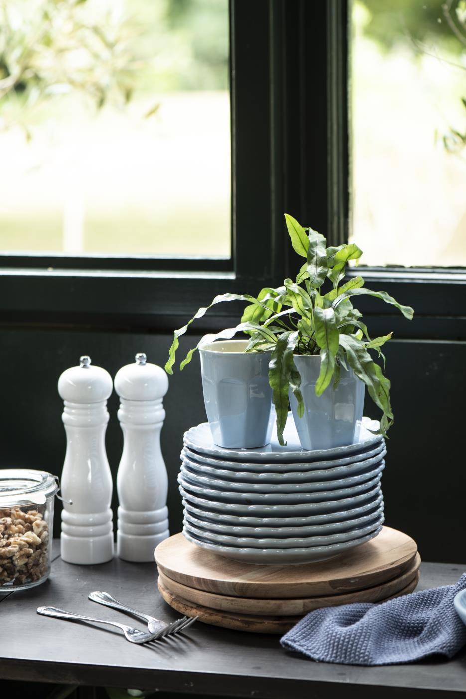 Salt & Pepper Mill - White - 2-pack - Ø5.5 x 21.5 cm - 4