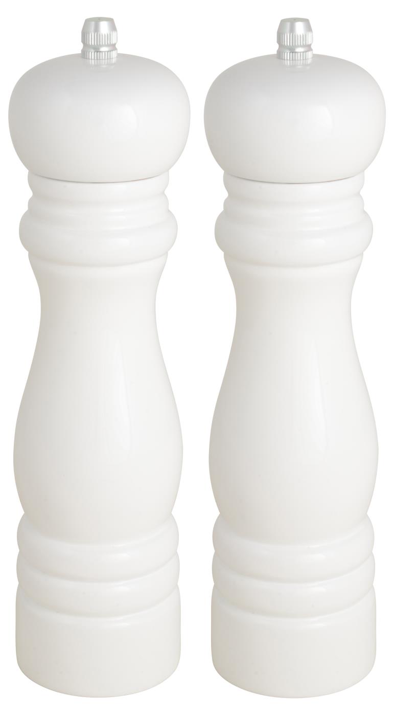 Salt & Pepper Mill - White - 2-pack - Ø5.5 x 21.5 cm - 7