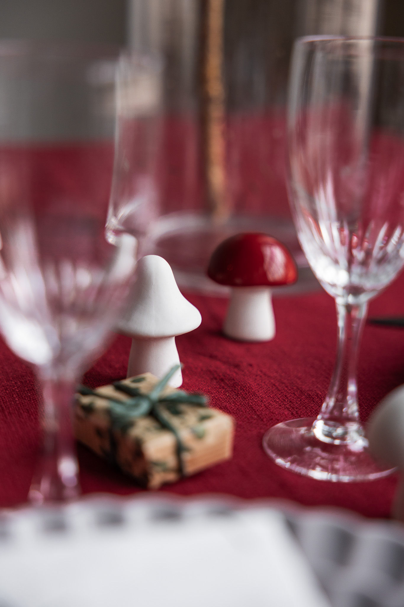 Bovik Mushroom - Ceramic - Red - 4x5 cm - 7