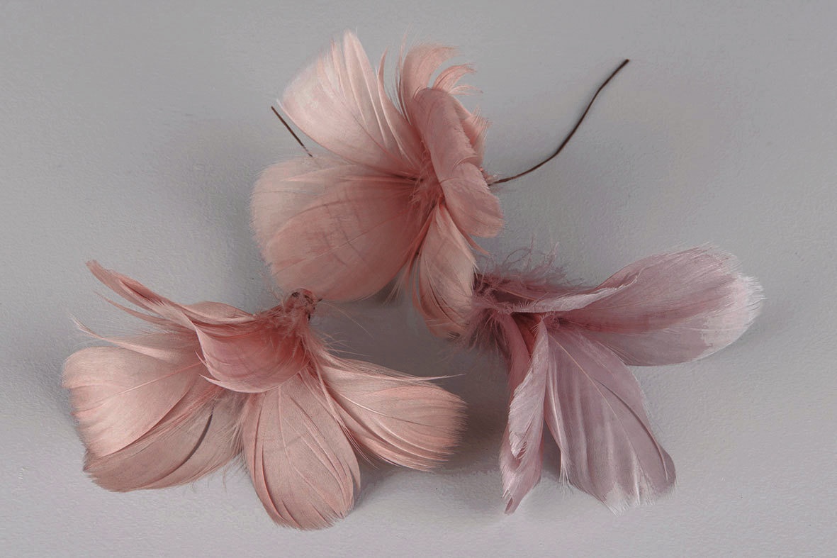 FEATHER BOUQUET DUSTY PINK/OLD ROSE 12-PACK - 8