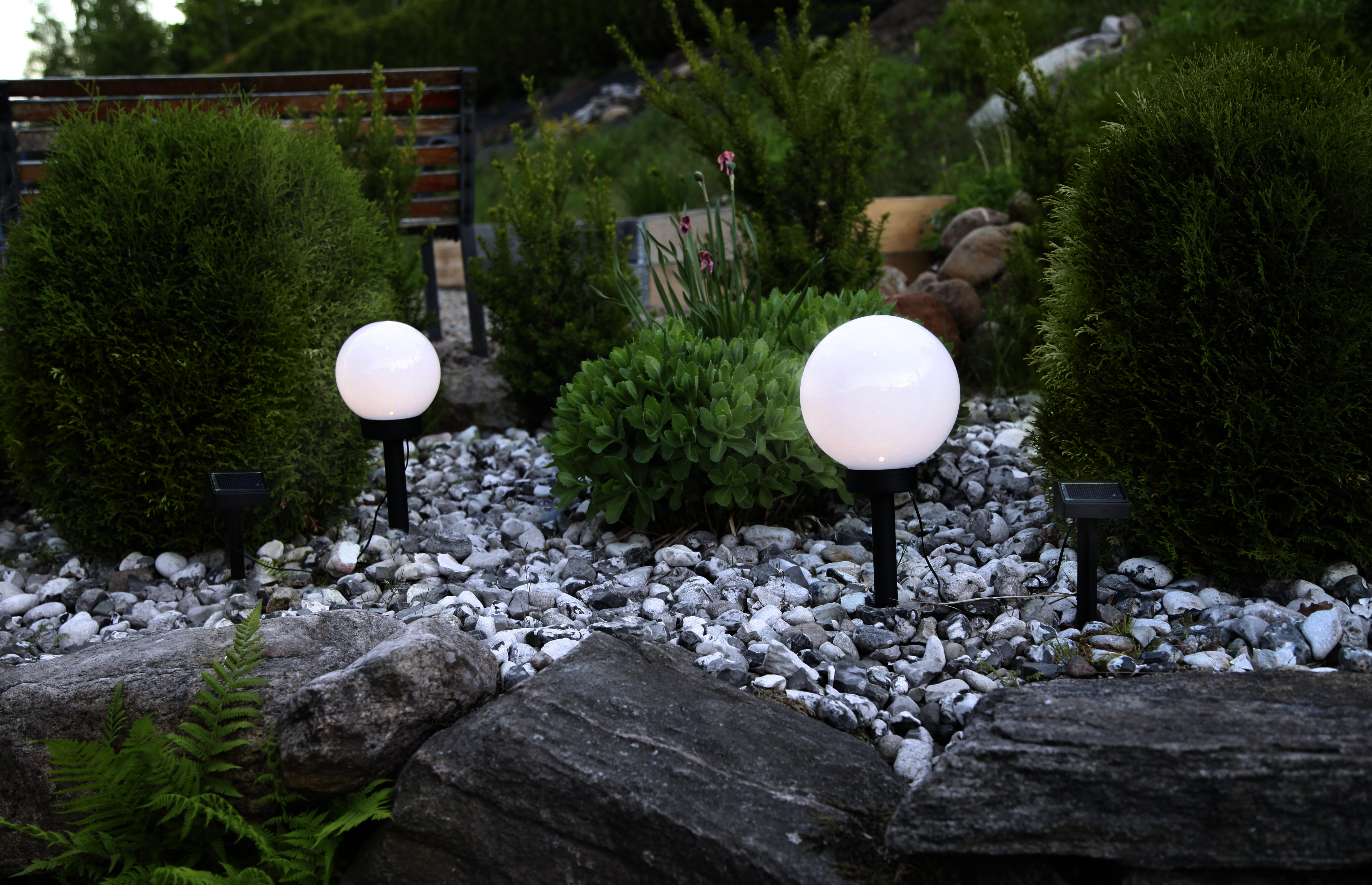 Solar cell decoration Globe - Solar cell lighting - 2