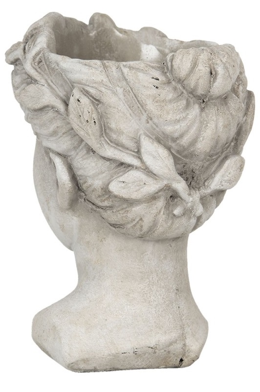 Pot - Vase - Statue - Bust - Stone - 16x15x21.5 cm - 11