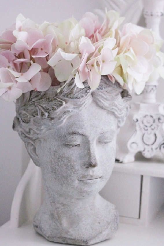 Pot - Vase - Statue - Bust - Stone - 16x15x21.5 cm - 3