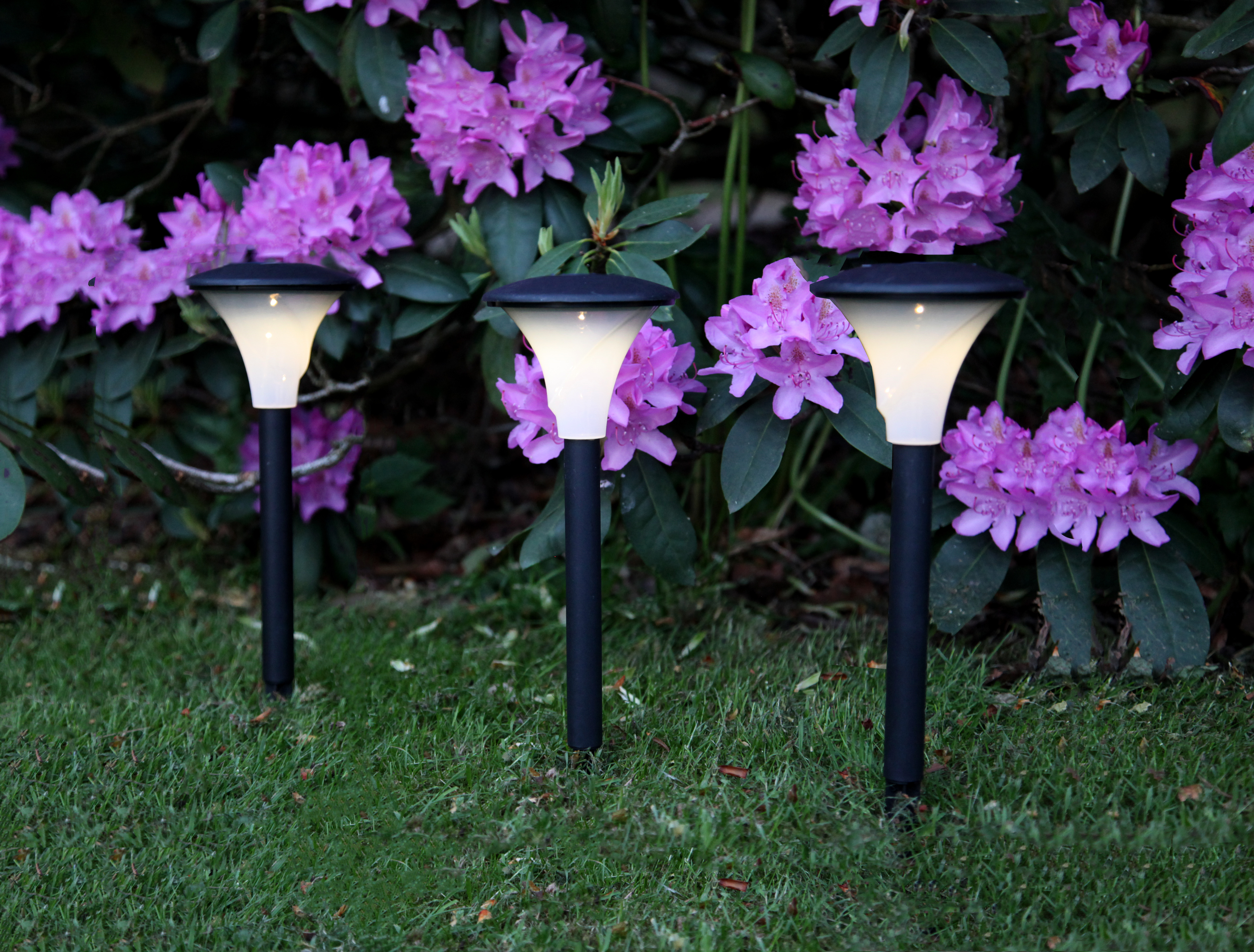 Solar bollards 3-pack - Solar lighting - Garden lighting - 2