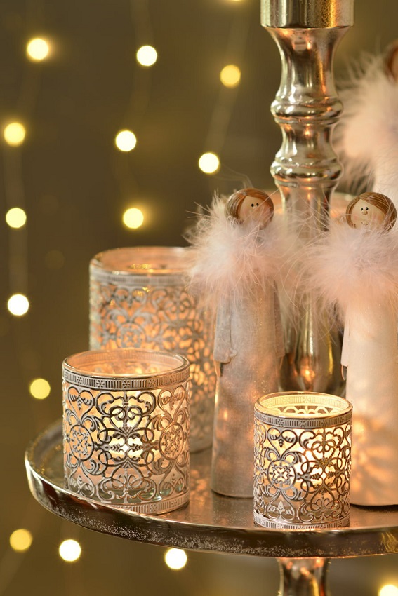 CANDLE HOLDER / CYLINDER LANTERN - LARGE - 2