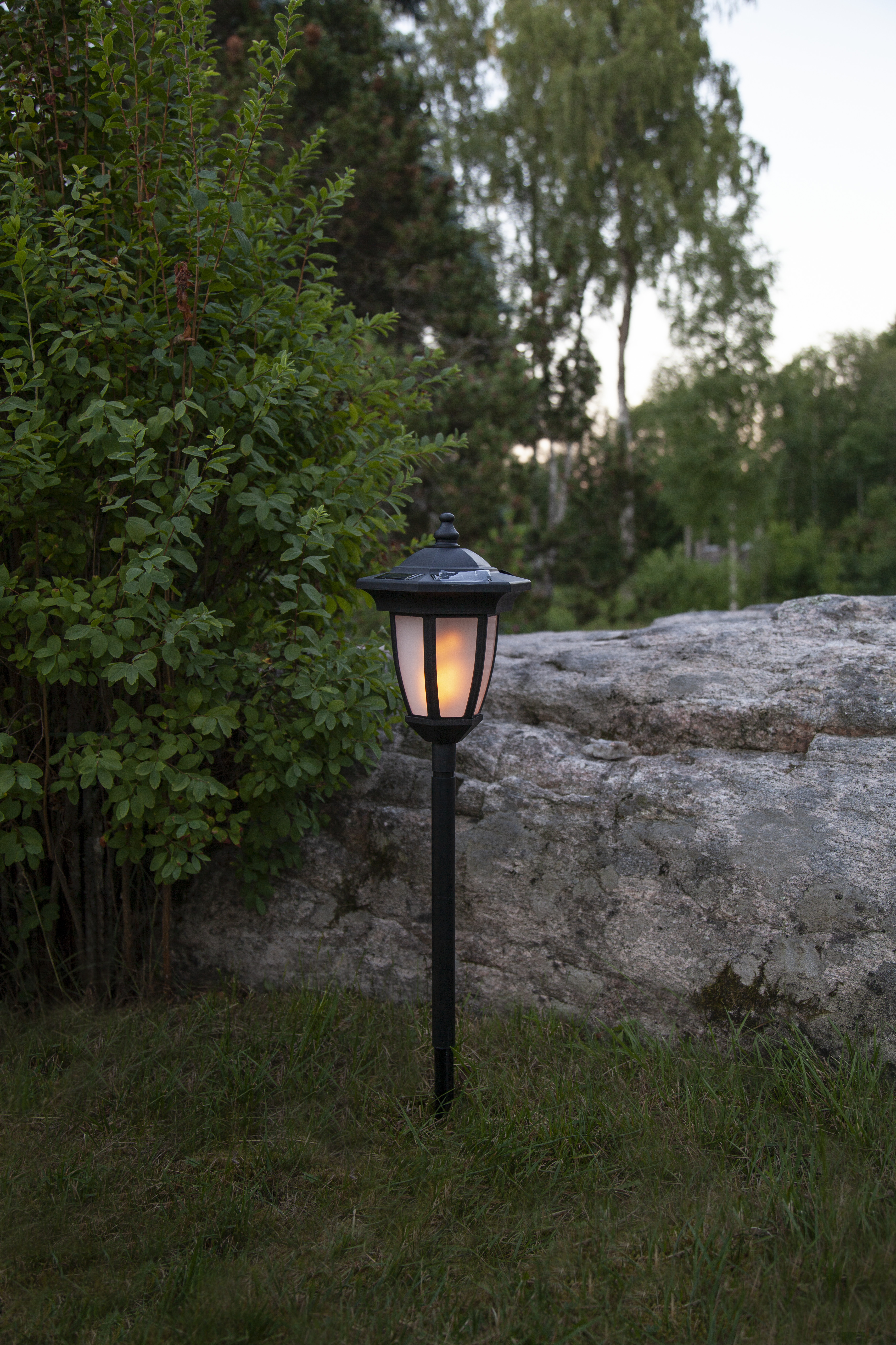 Solcellsfackla - Lykta - Vägglykta - Solcellsbelysning - Solcellspollare - 5
