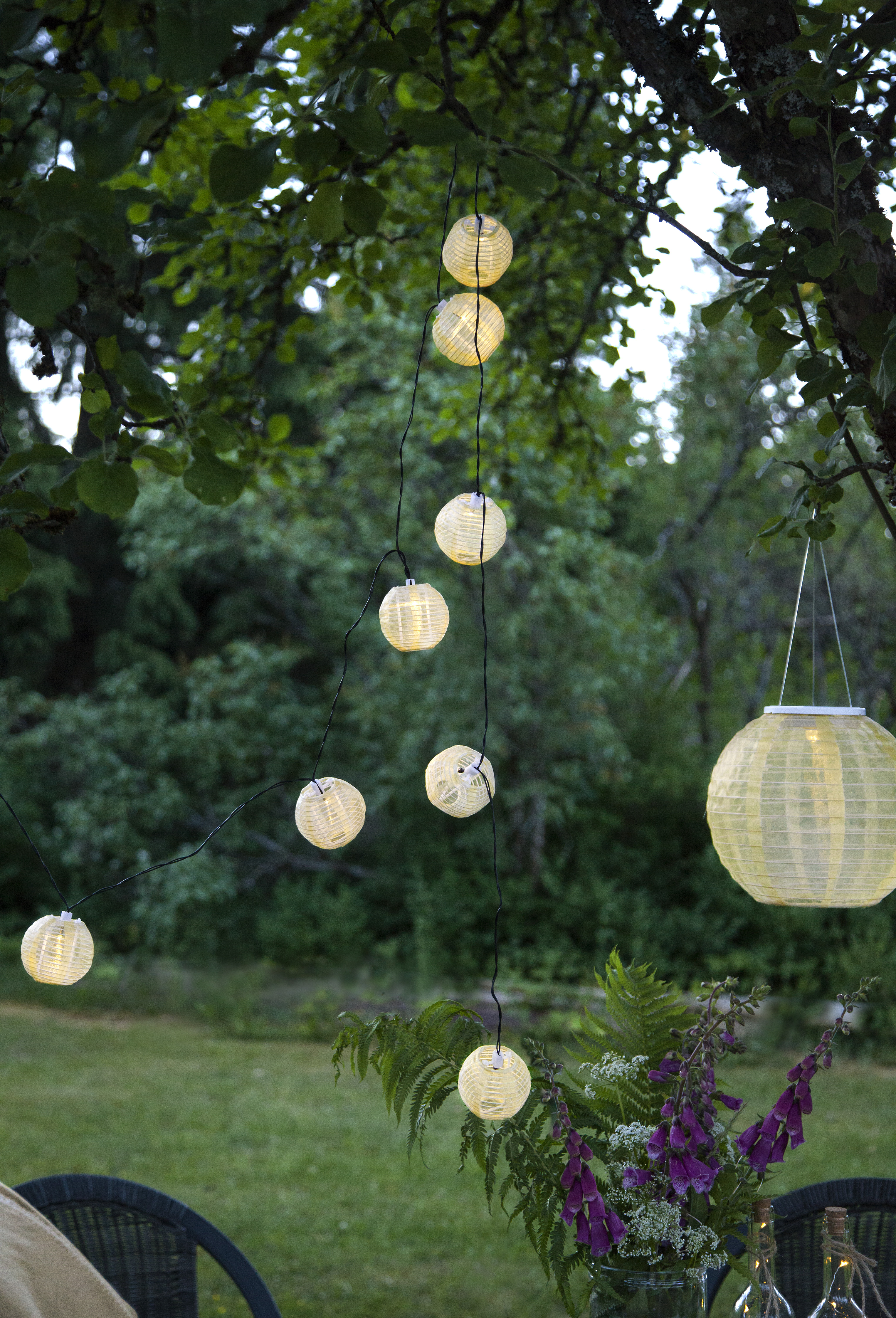 Solar light string - Solar light string - Gold beige - 6