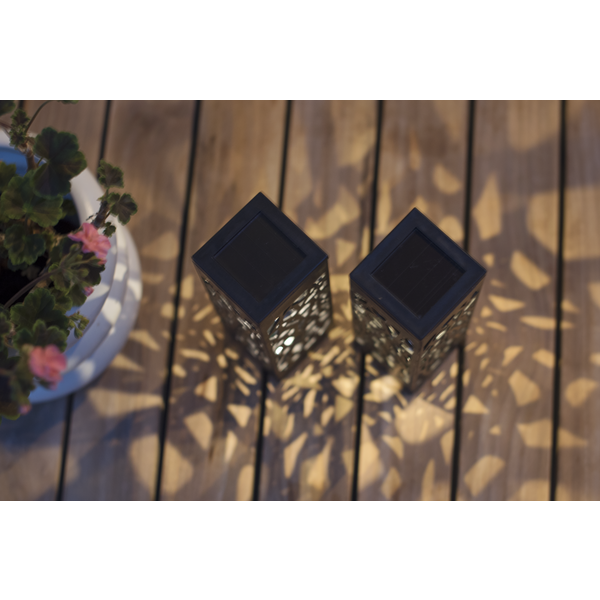 Solar decoration - Solar lighting - Hanging lantern - 3-pack - 8