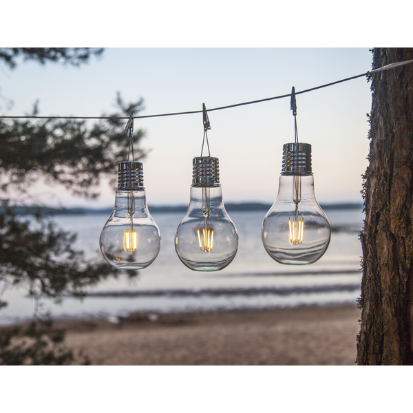 Solcellsdekoration Glödlampa - 3