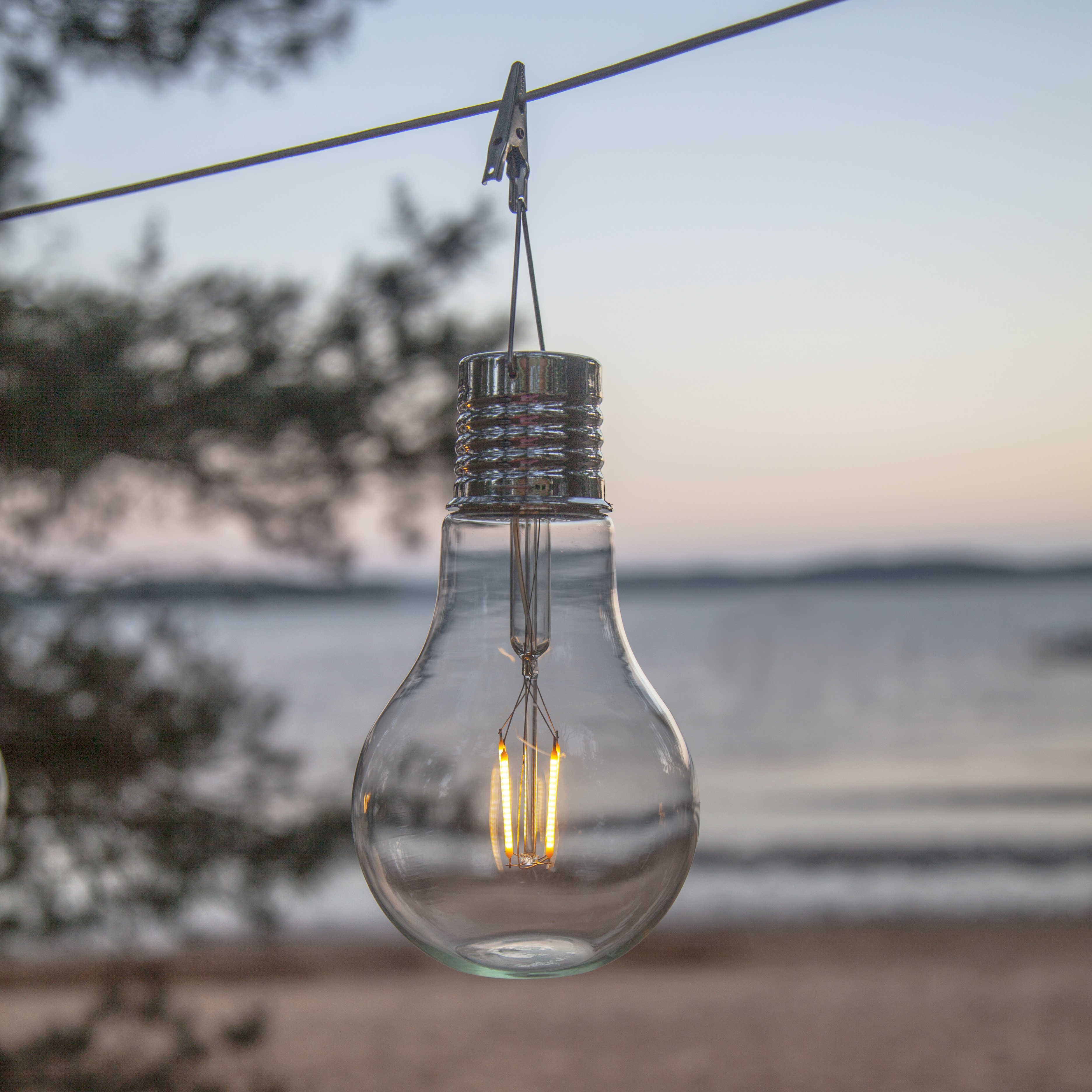 Solcellsdekoration Glödlampa - 2