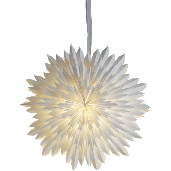Vit adventsstjärna/stjärna - Papper - 50 cm - 4