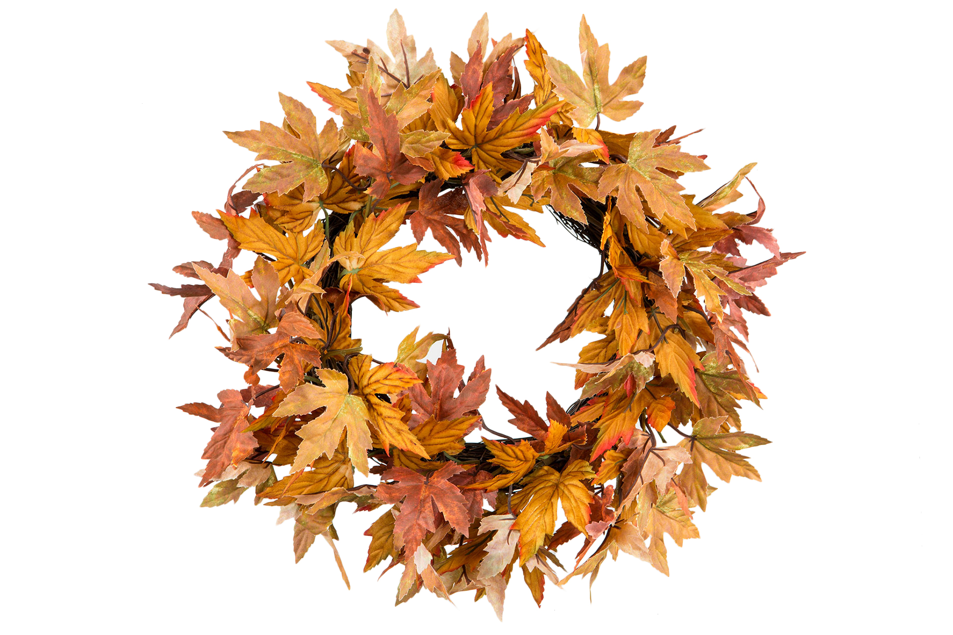 Krans - Höstkrans - Lönnlöv/Höst/Autumn 35 cm - 4