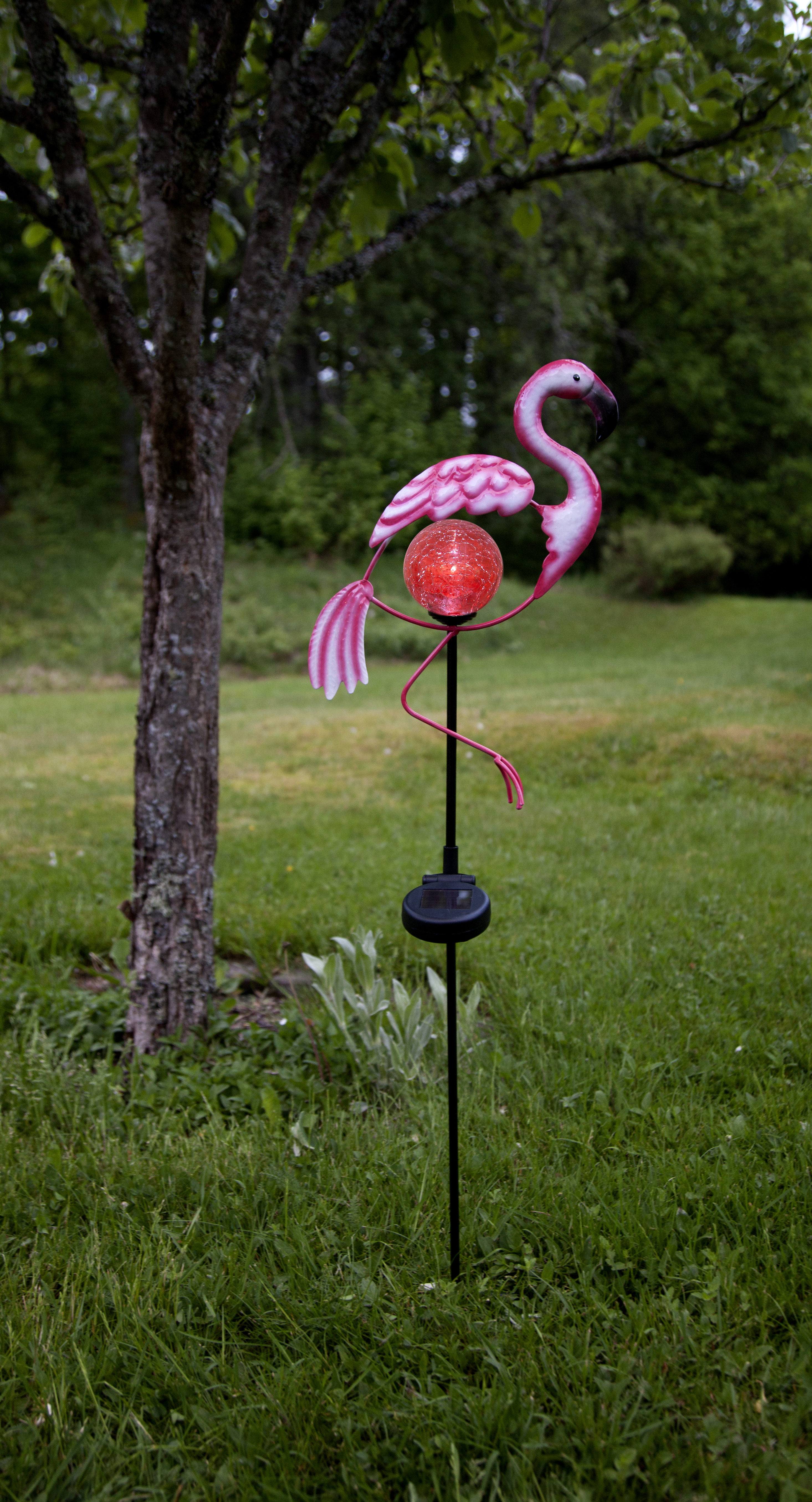 Solar cell decoration Flamingo - 2