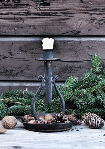 Candlestick Rustique - 17 cm - 2