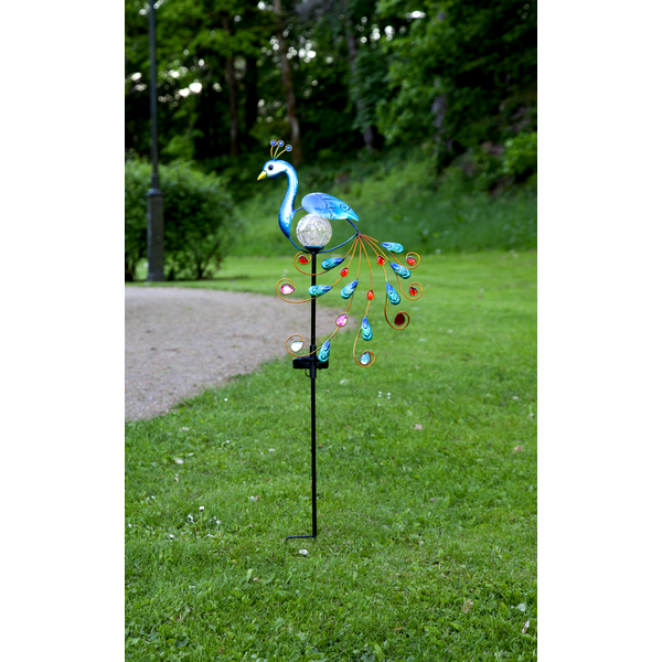Solar-powered decoration Peacock - 2