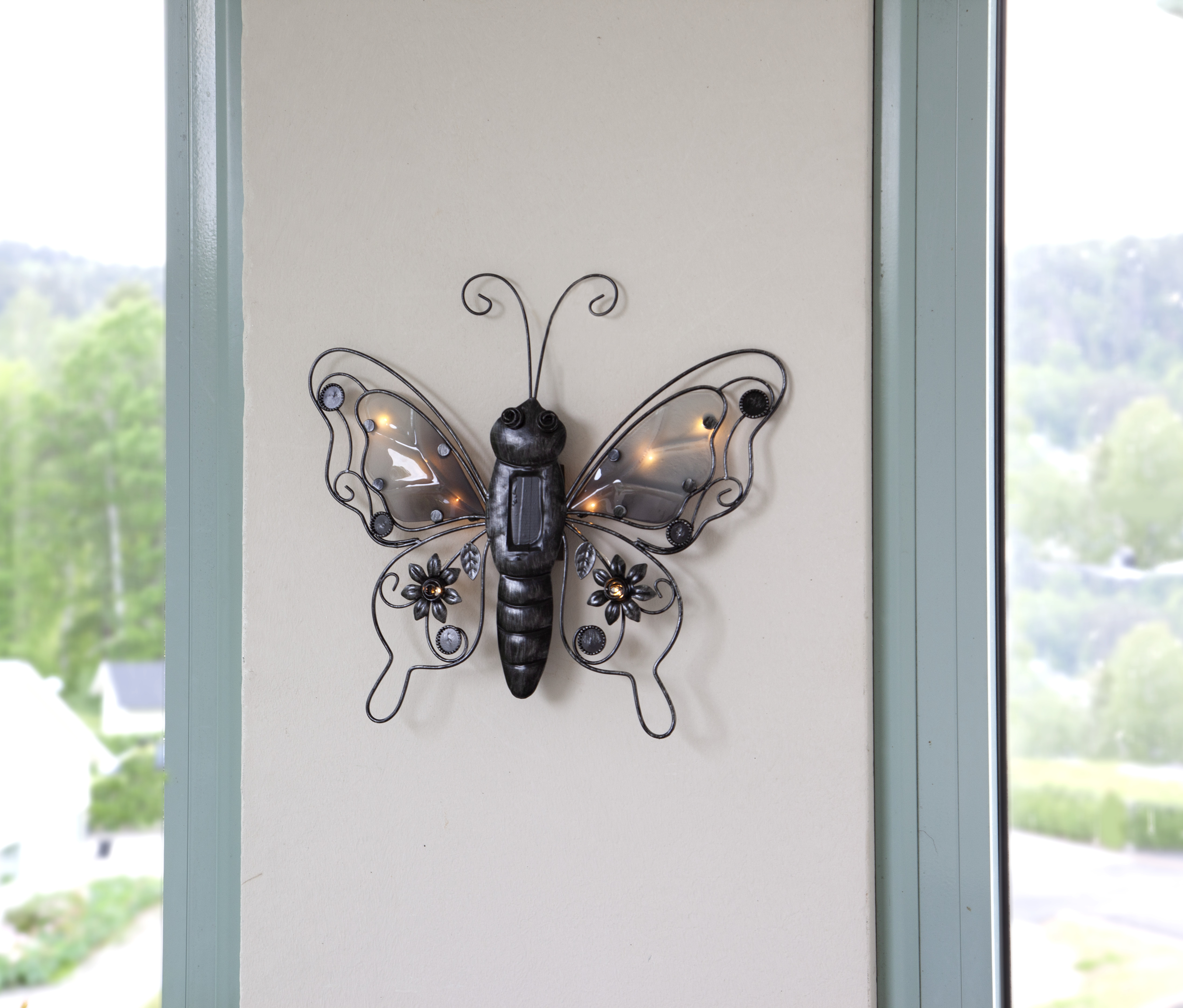 Solar-powered decoration Butterfly - Solar-powered lighting - 1 piece - 2