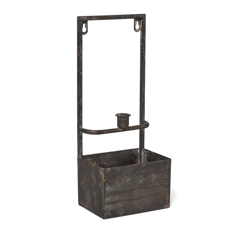 Wall candle holder - Candle holder with pot - 1 candle - 8