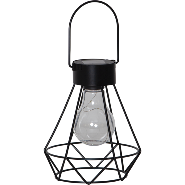 Solar-powered decoration with wire cage - 5
