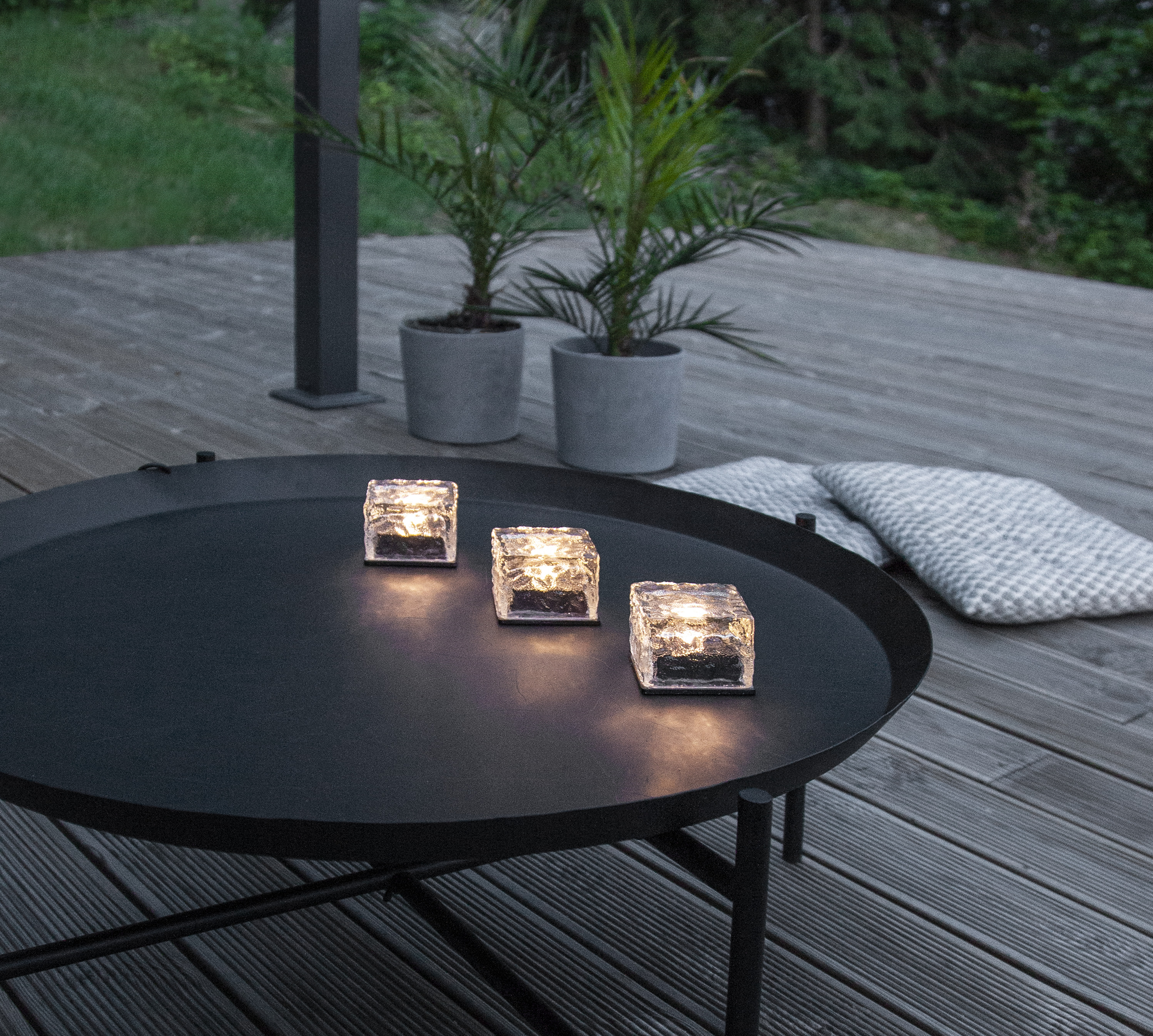 Solcellsljus 3-pack Iskuber - Solcellsbelysning - 2