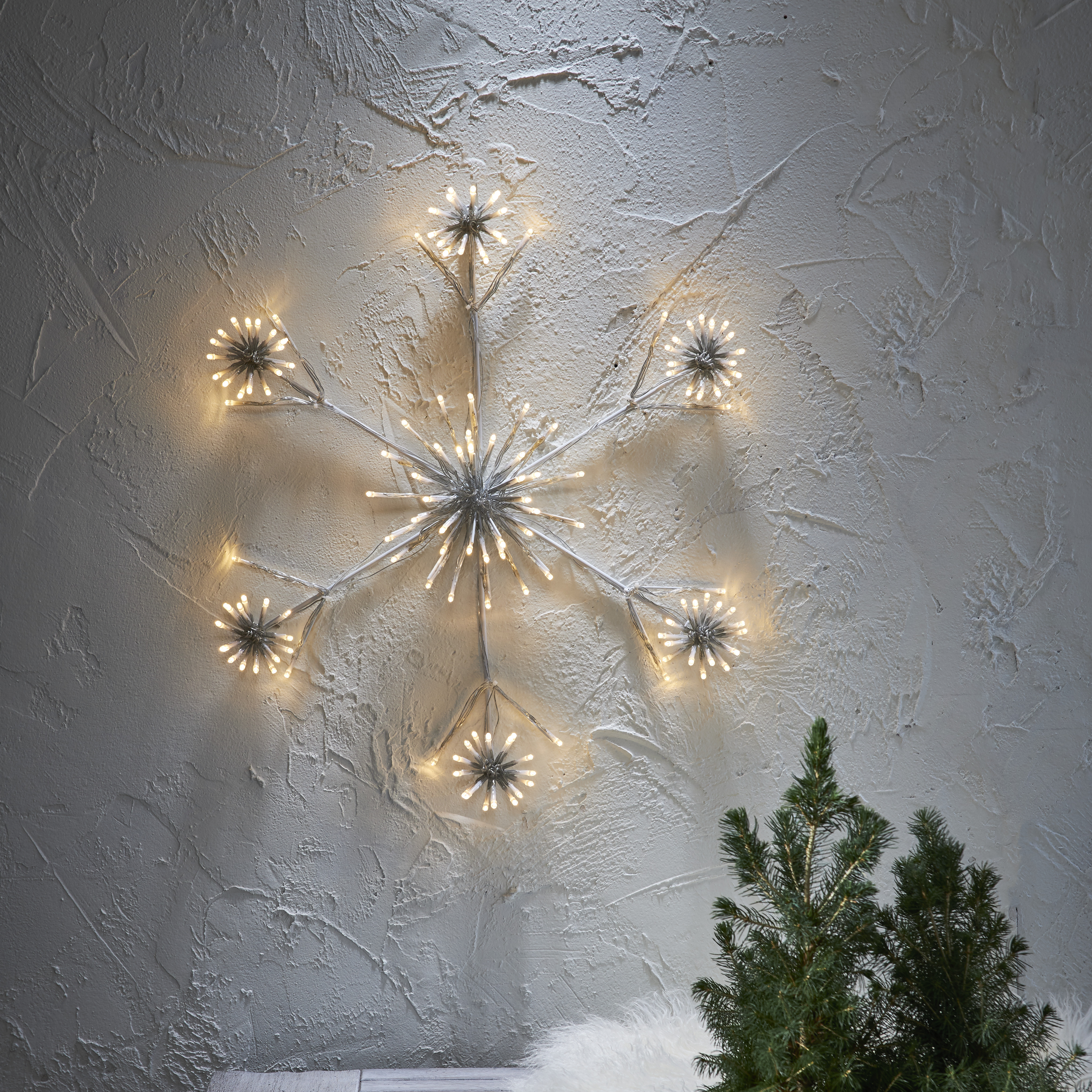 Siluett Flower Snowflake - 60x60 cm - 3