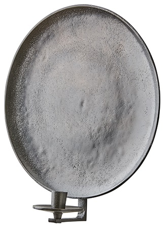 Väggljusstake - Ljusstake - Ljuslampett - Antikbrun  Ø 35 cm - 4