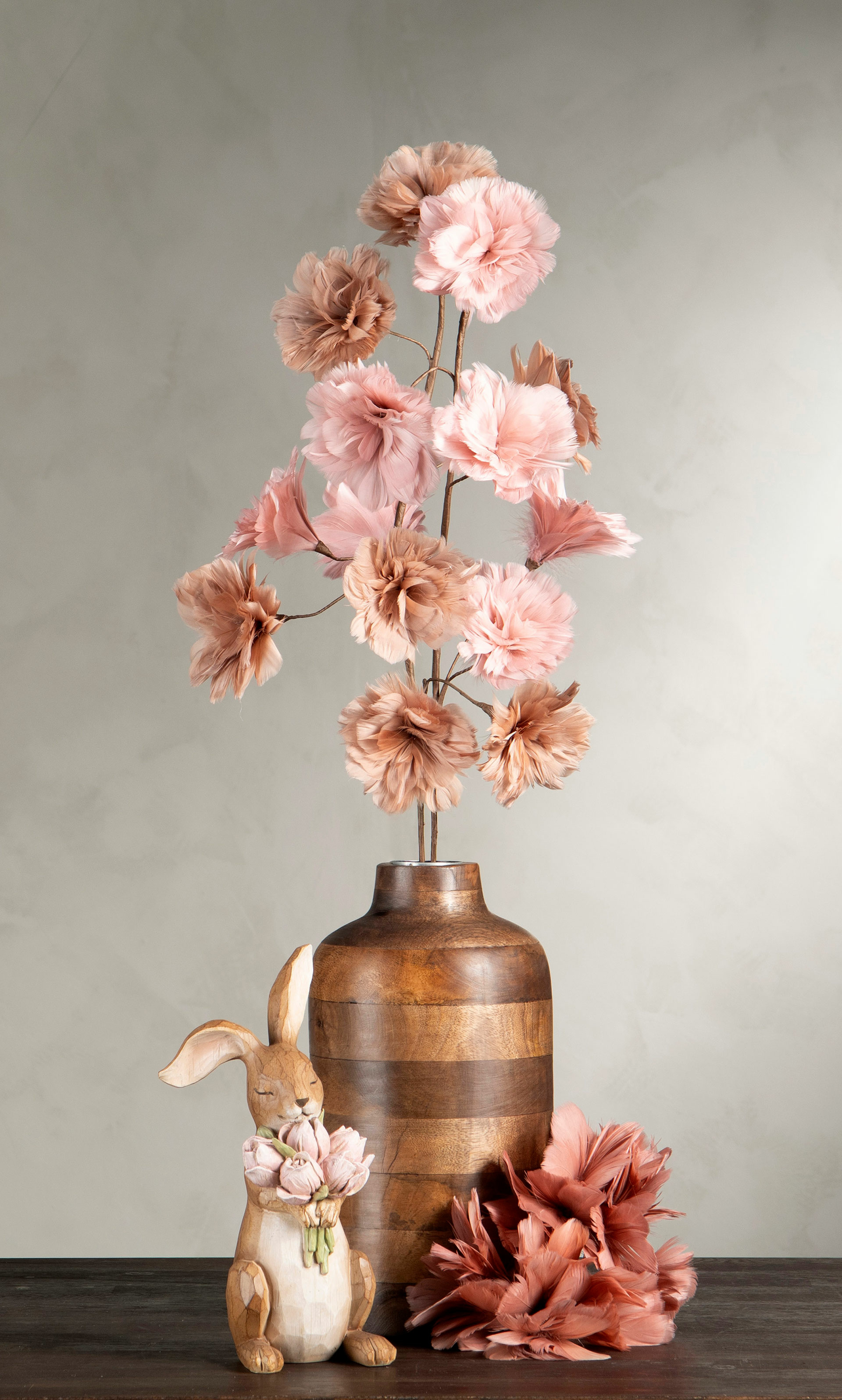 Branch Feather Flower - Mole - 100 cm - 3