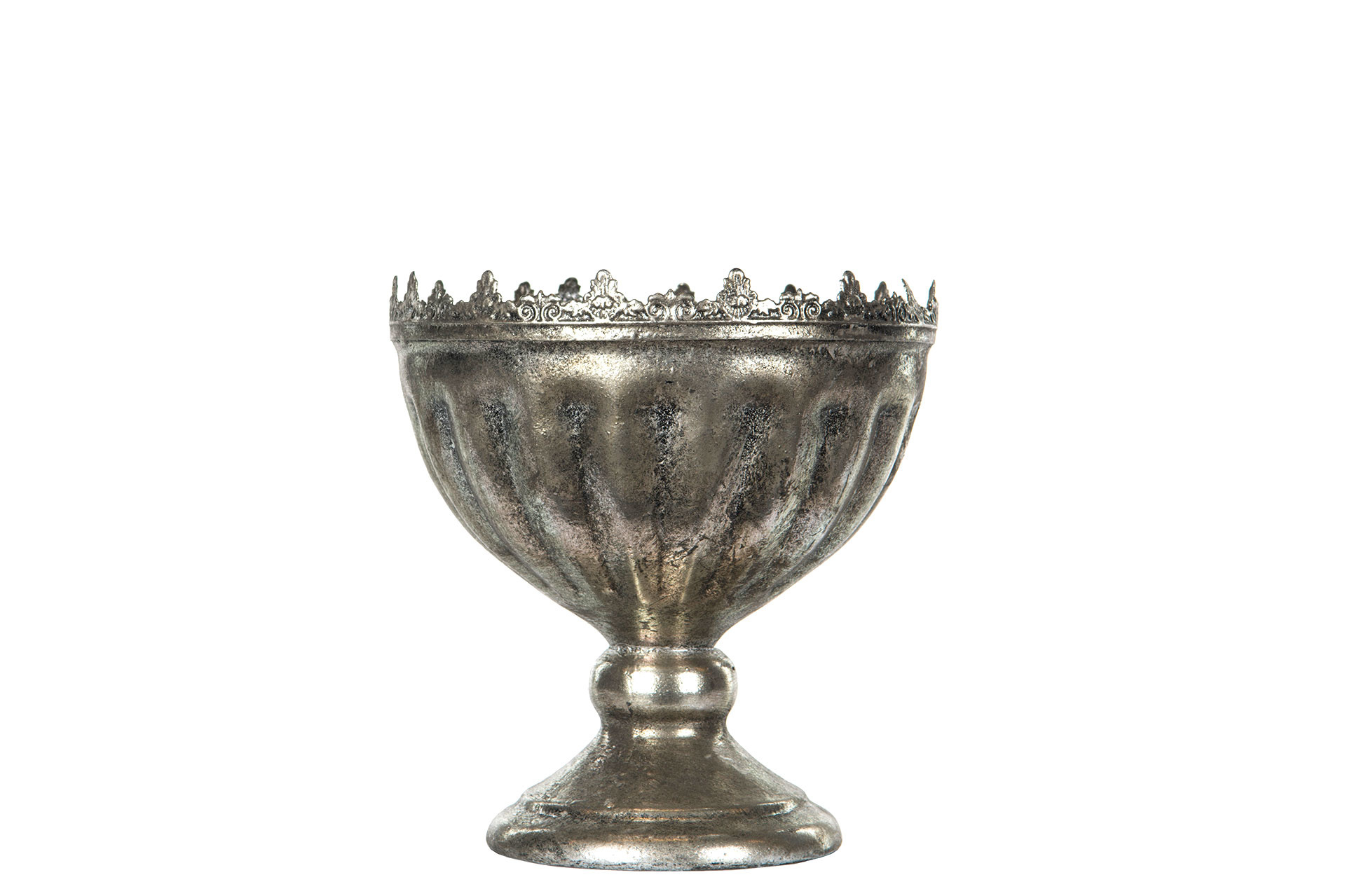 Urn on foot - Trophy - Pot - Antique silver - 3