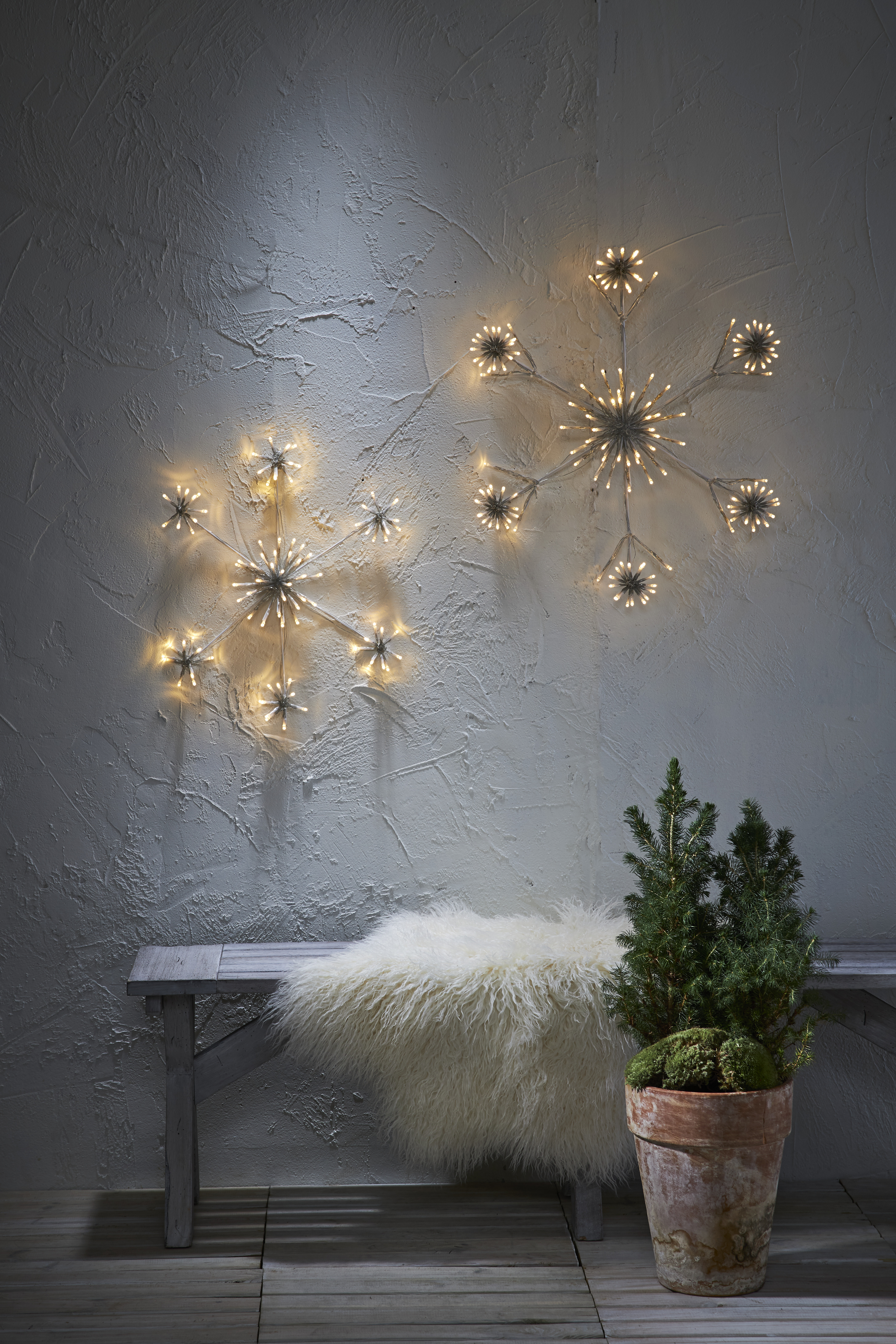 Siluett Flower Snowflake - 50x50 cm - 2
