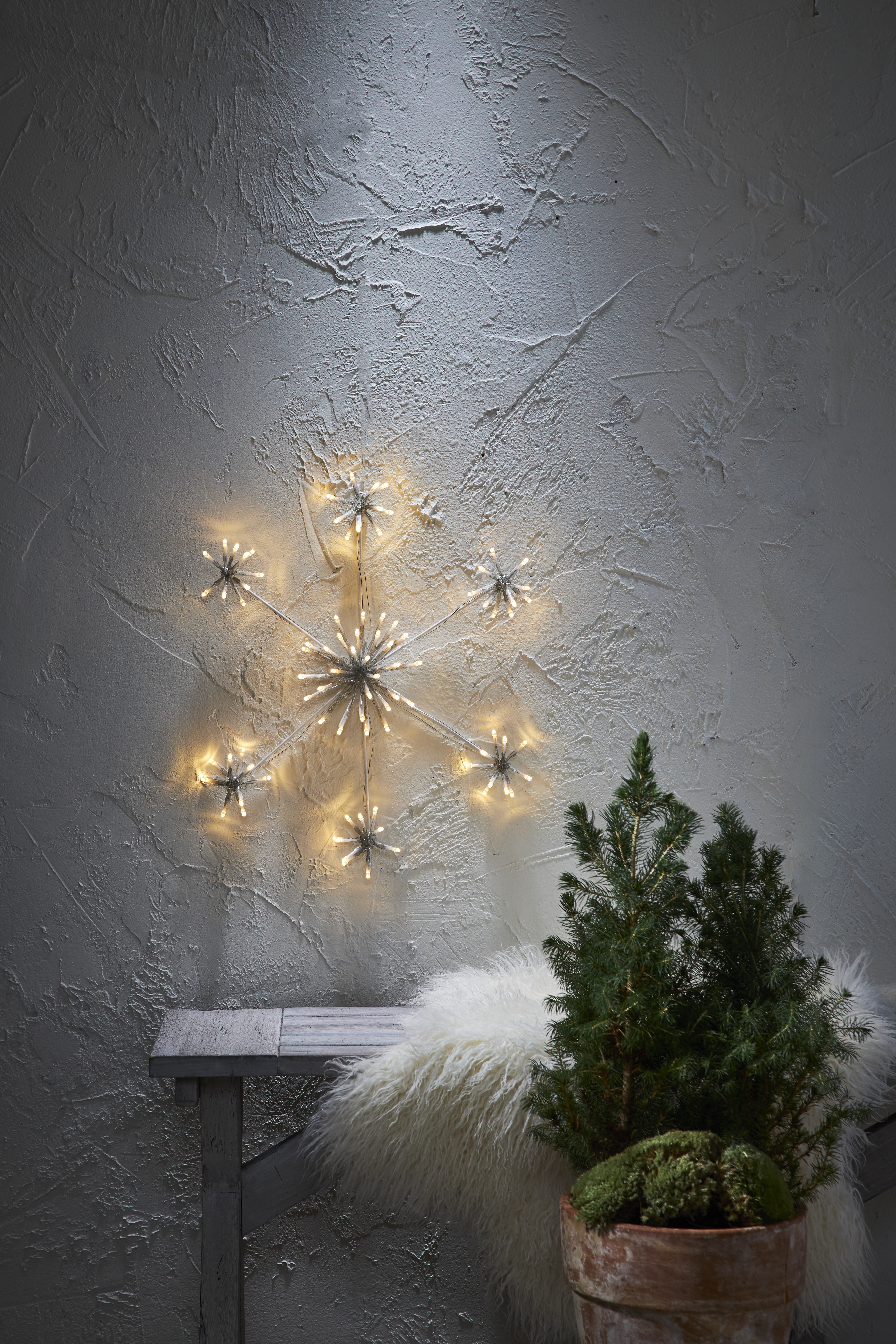 Siluett Flower Snowflake - 50x50 cm - 4