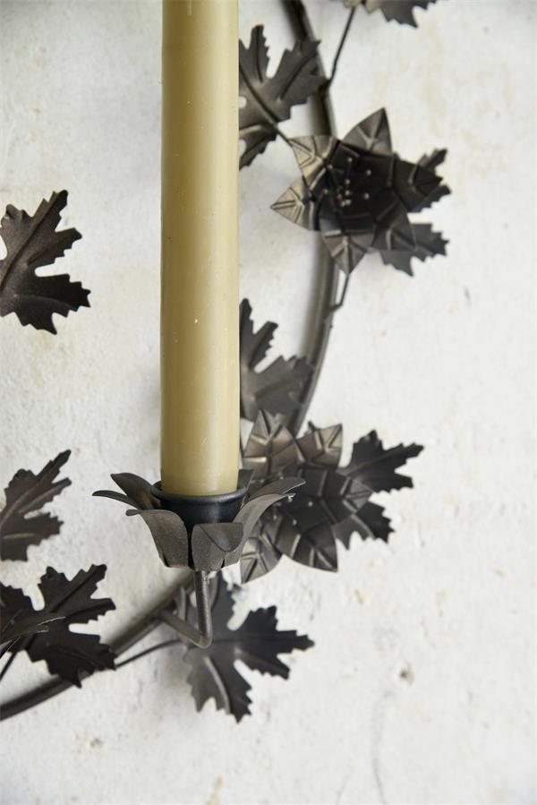 CANDLESTICK/WALL CANDLESTICK WREATH - JEANNE D'ARC LIVING - 3