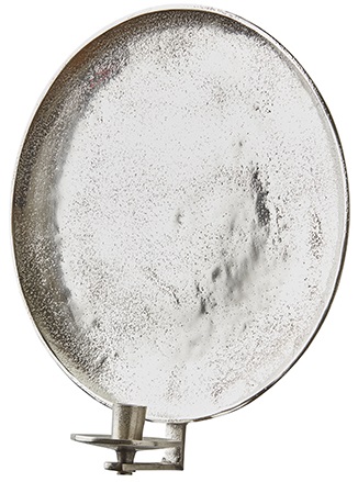 Wall candle holder - Candle holder - Candle lamp - Antique silver Ø 35 cm - 4