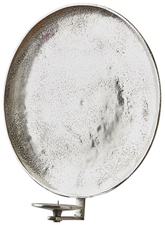 Wall candle holder - Candle holder - Candle lamp - Antique silver Ø 35 cm - 5