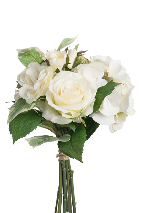 BOUQUET - WHITE FLOWER BOUQUET - 30 CM - 11