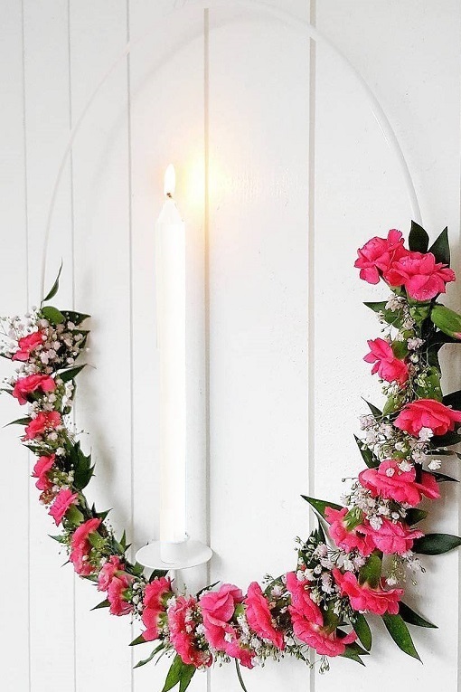 GULLABO WALL CANDLESTICK WHITE Ø: 50 CM - 5
