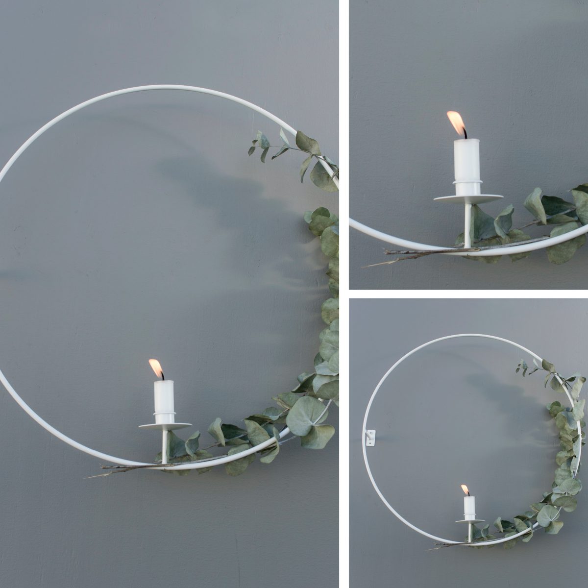GULLABO WALL CANDLESTICK WHITE Ø: 50 CM - 10