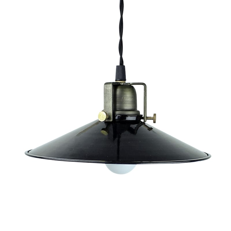 Lampa - Skomakarlampa - Skomakarelampa med tvinnad textilsladd - Svart - 4