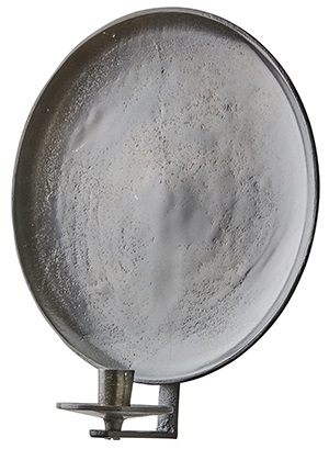 Väggljusstake - Ljusstake - Ljuslampett - Antikbrun  Ø 30 cm - 4