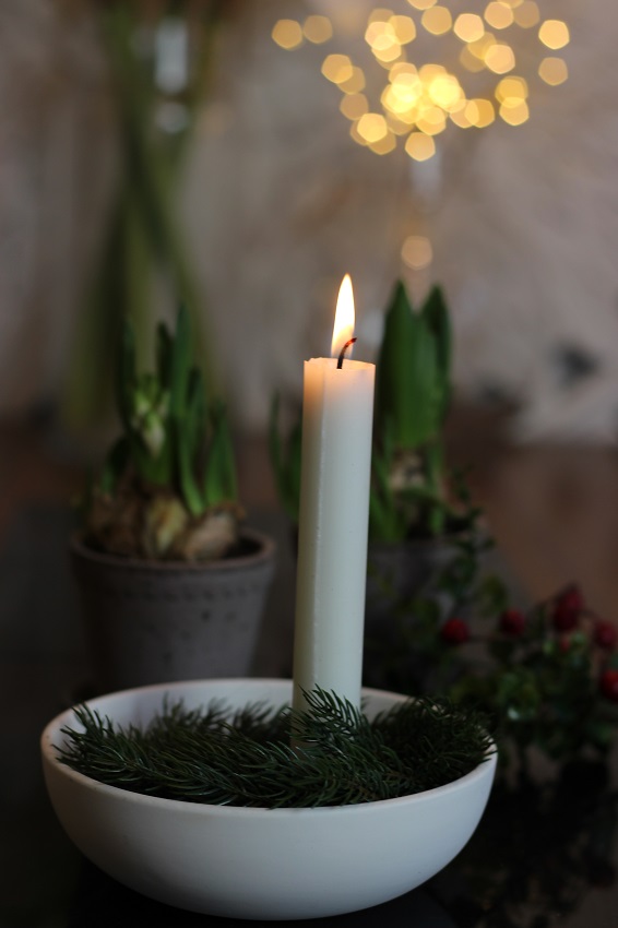 Lidatorp Small White Candlestick - 21